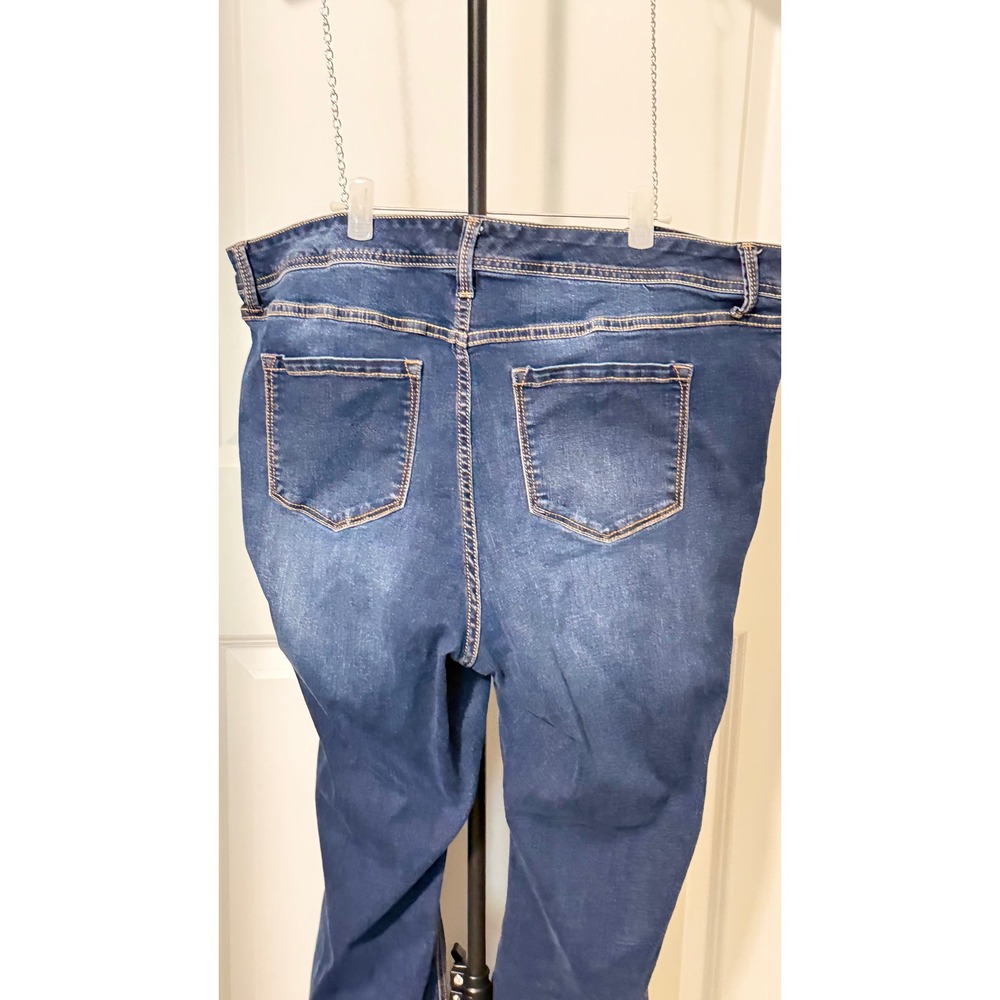 Torrid Luxe Slim Boot Jeans Womens 22R Medium Wash Stretch Denim Bootcut Pants - Picture 4 of 7
